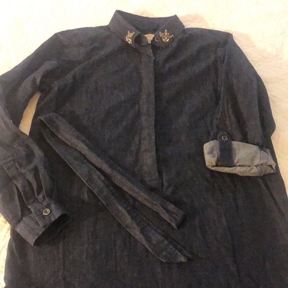 NWT LOFT Denim Petite Dress SP - Picture 2 of 11